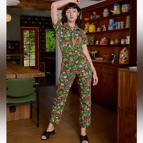 Big Bud Press Short Sleeve Jumpsuit Kitchen Collection - Picture 1 of 11